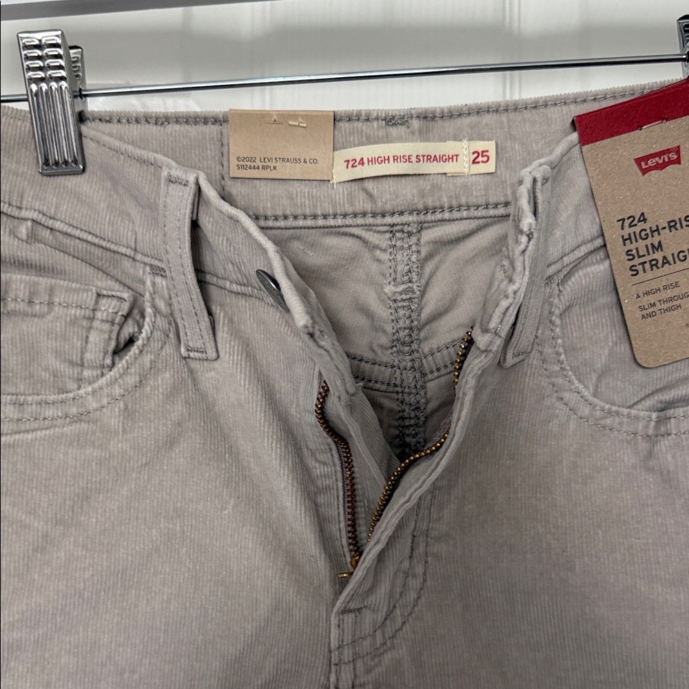 Levi's Womens 724 High Rise Straight Jeans - Picture 7 of 13